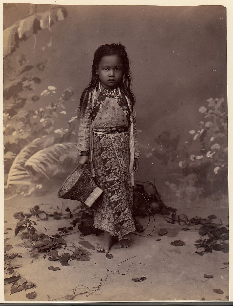 Javanese Child, Unknown, Albumen silver print from glass negative 