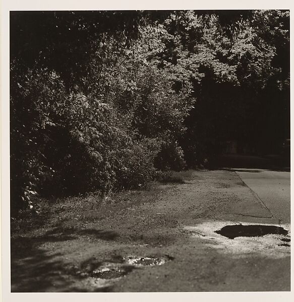 Under a Street Lamp, Manitou Springs, Colorado, Robert Adams (American, born Orange, New Jersey, 1937), Gelatin silver print 