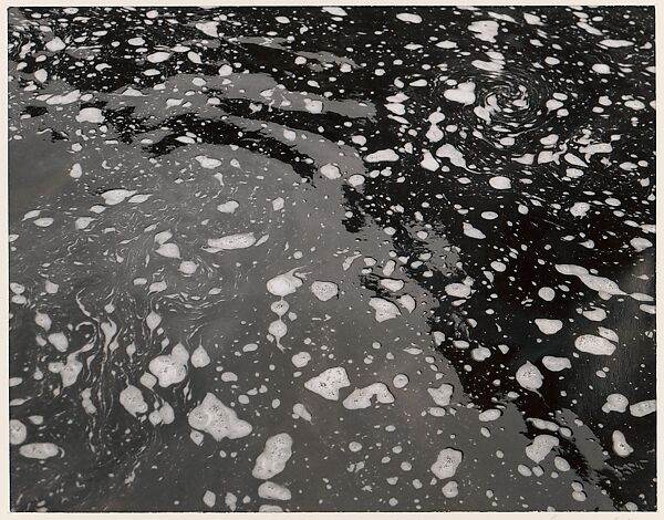 Foam, Mirror Lake, Yosemite Valley, California, Ansel Easton Adams (American, San Francisco, California 1902–1984 Carmel, California), Instant diffusion transfer print (Polaroid) 