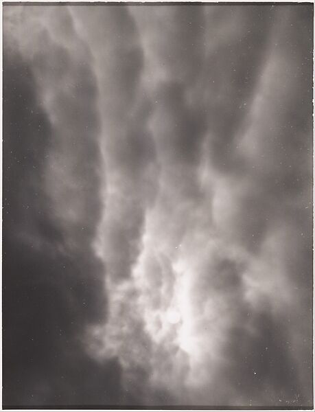Clouds and Sun, San Francisco, California, Ansel Easton Adams (American, San Francisco, California 1902–1984 Carmel, California), Instant diffusion transfer print (Polaroid) 