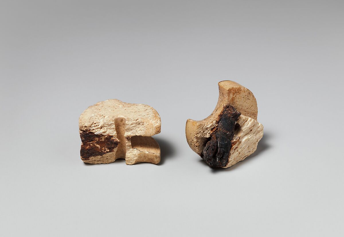 Crossbow Nut, Staghorn, iron alloy, Western European or Near Eastern