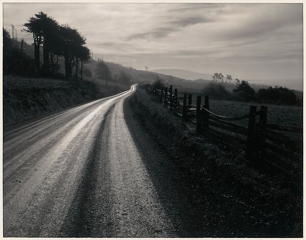 Road after Rain, Northern California, Ansel Easton Adams (American, San Francisco, California 1902–1984 Carmel, California), Instant diffusion transfer print (Polaroid) 