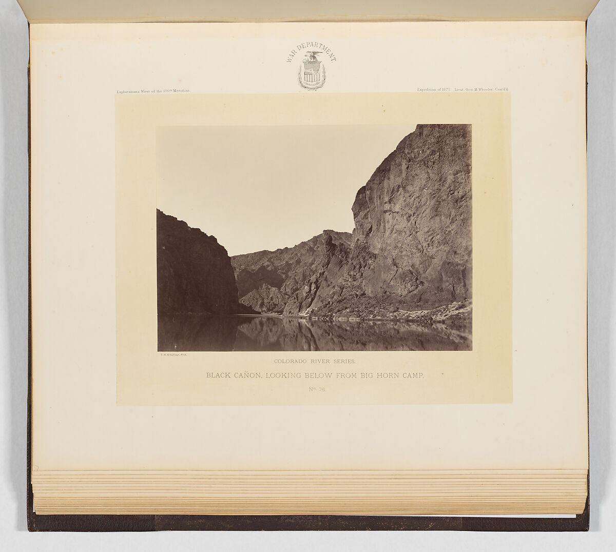Photographs Showing Landscapes, Geological and Other Features, of Portions of the Western Territory of the United States, Obtained in connection with Geographical and Geological Explorations and Surveys West of the 100th Meridian, Season of 1871, Timothy H. O'Sullivan (American, born Ireland, 1840–1882), Albumen silver prints from glass negatives