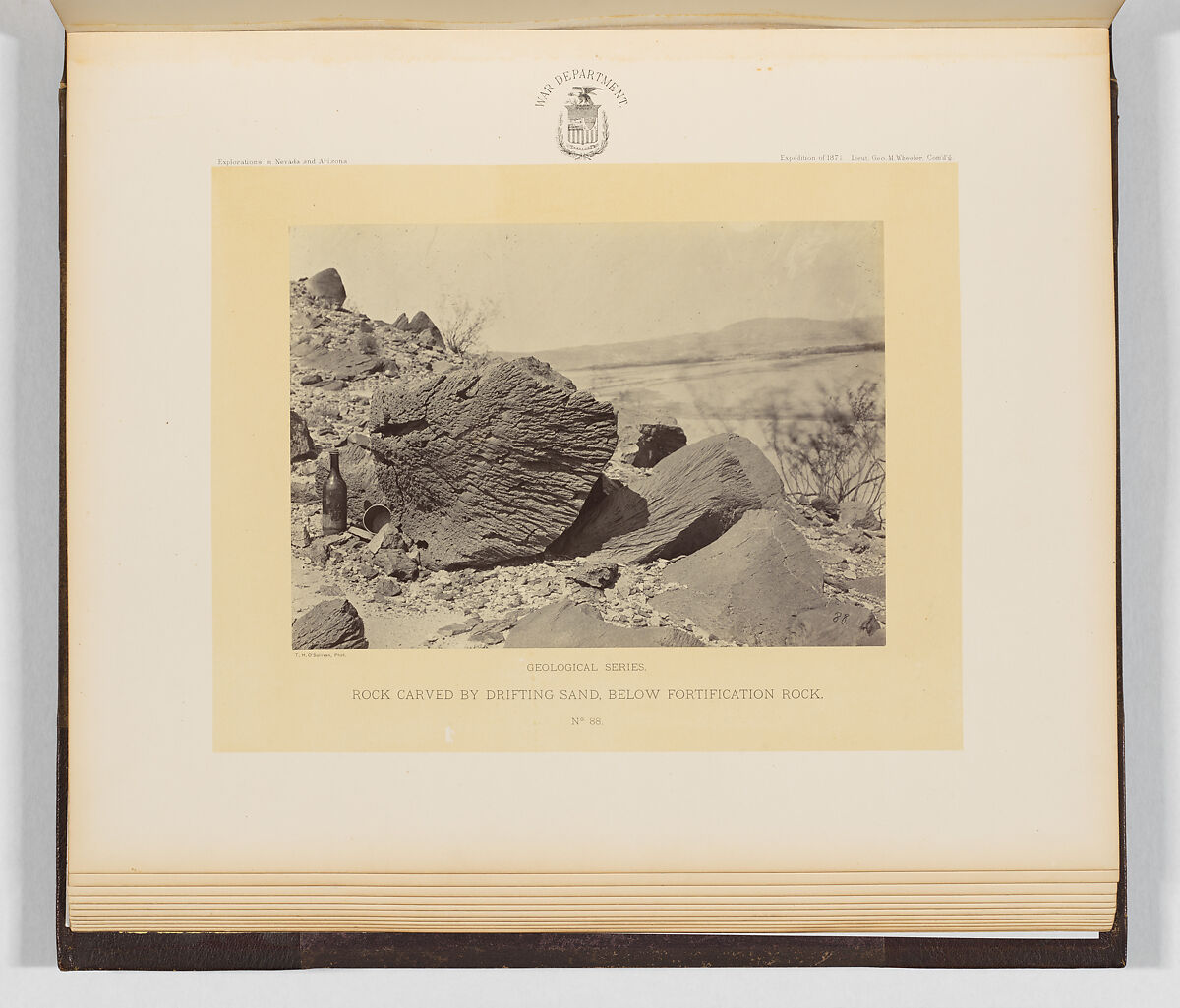 Photographs Showing Landscapes, Geological and Other Features, of Portions of the Western Territory of the United States, Obtained in connection with Geographical and Geological Explorations and Surveys West of the 100th Meridian, Season of 1871, Timothy H. O'Sullivan (American, born Ireland, 1840–1882), Albumen silver prints from glass negatives