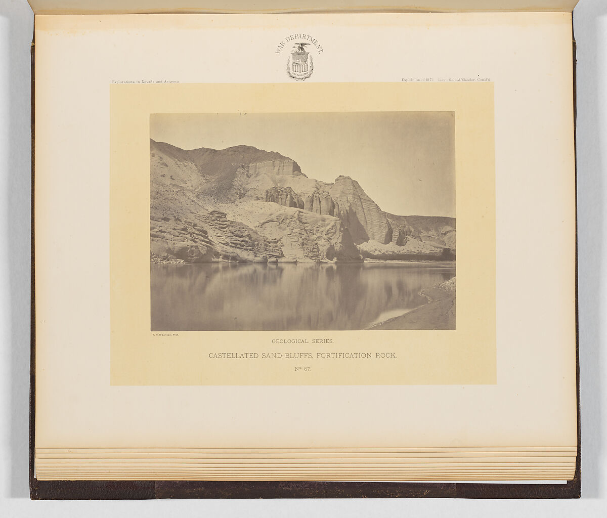 Photographs Showing Landscapes, Geological and Other Features, of Portions of the Western Territory of the United States, Obtained in connection with Geographical and Geological Explorations and Surveys West of the 100th Meridian, Season of 1871, Timothy H. O'Sullivan (American, born Ireland, 1840–1882), Albumen silver prints from glass negatives