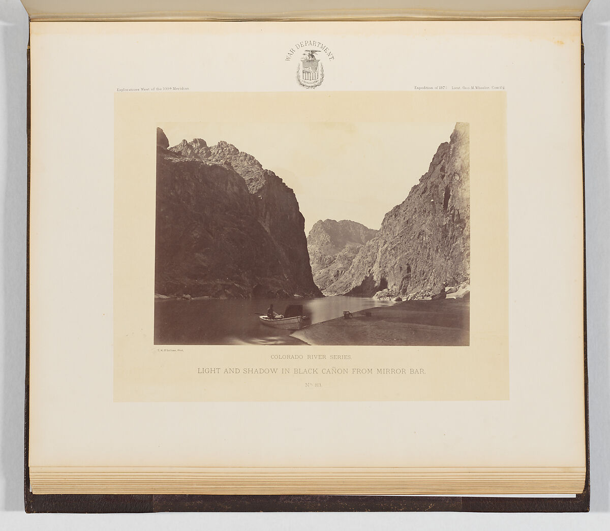 Photographs Showing Landscapes, Geological and Other Features, of Portions of the Western Territory of the United States, Obtained in connection with Geographical and Geological Explorations and Surveys West of the 100th Meridian, Season of 1871, Timothy H. O'Sullivan (American, born Ireland, 1840–1882), Albumen silver prints from glass negatives