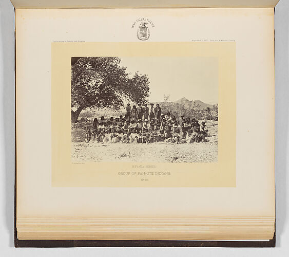 Group of Pah-Ute Indians