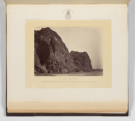 Loreley Rock, From Foot of Black Cañon, Colorado River