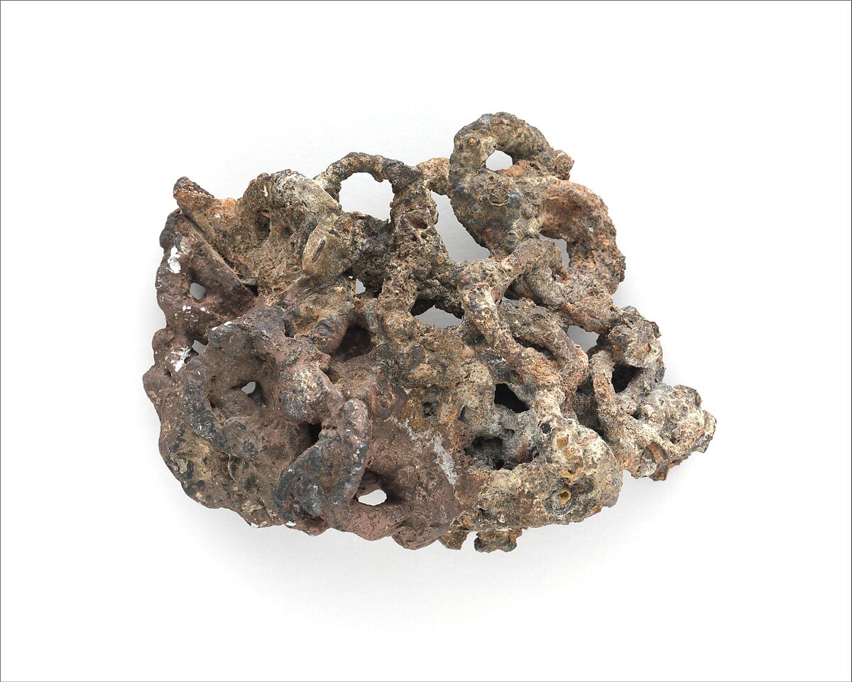 Fragment of Mail, Steel, probably European