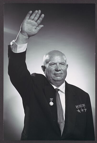 Nikita Khrushchev, Yousuf Karsh (Canadian (born Armenia), Mardin 1908–2002 Boston, Massachusetts), Gelatin silver print 