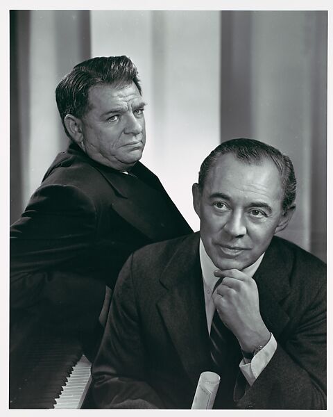 Richard Rodgers and Oscar Hammerstein, Yousuf Karsh (Canadian (born Armenia), Mardin 1908–2002 Boston, Massachusetts), Gelatin silver print 