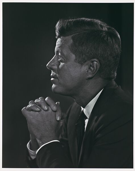 John F. Kennedy, Yousuf Karsh (Canadian (born Armenia), Mardin 1908–2002 Boston, Massachusetts), Gelatin silver print 