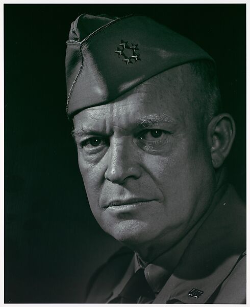 Dwight D. Eisenhower, Yousuf Karsh (Canadian (born Armenia), Mardin 1908–2002 Boston, Massachusetts), Gelatin silver print 