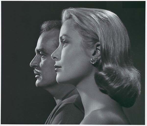 Princess Grace and Prince Rainer of Monaco, Yousuf Karsh (Canadian (born Armenia), Mardin 1908–2002 Boston, Massachusetts), Gelatin silver print 