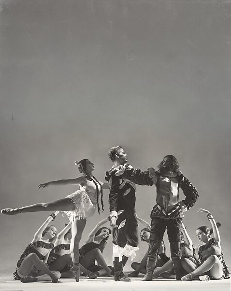Ruthanna Boris, Lew Christensen, Charles Laskey in "Pocahantas", George Platt Lynes (American, East Orange, New Jersey 1907–1955 New York), Gelatin silver print 