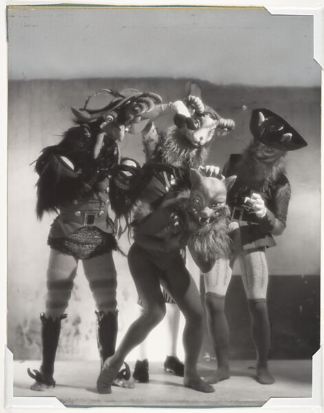 Lew Christensen, John Taras, Todd Bolender and Fred Danieli in "Renard", George Platt Lynes (American, East Orange, New Jersey 1907–1955 New York), Gelatin silver print 