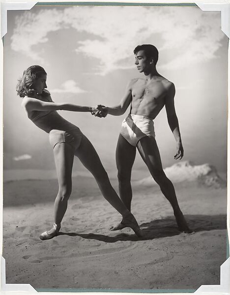 Tanaquil Le Clercq and Nicholas Magallanes in "Jones Beach", George Platt Lynes (American, East Orange, New Jersey 1907–1955 New York), Gelatin silver print 