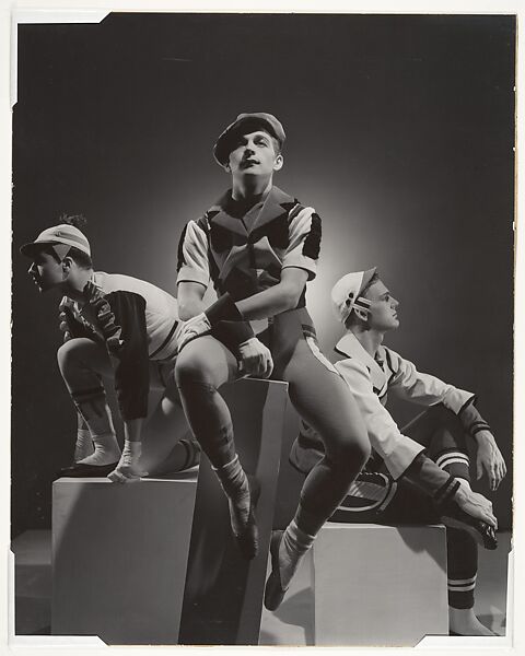 Fred Danieli, Eugene Loring and Lew Christensen in "Showpiece", George Platt Lynes (American, East Orange, New Jersey 1907–1955 New York), Gelatin silver print 