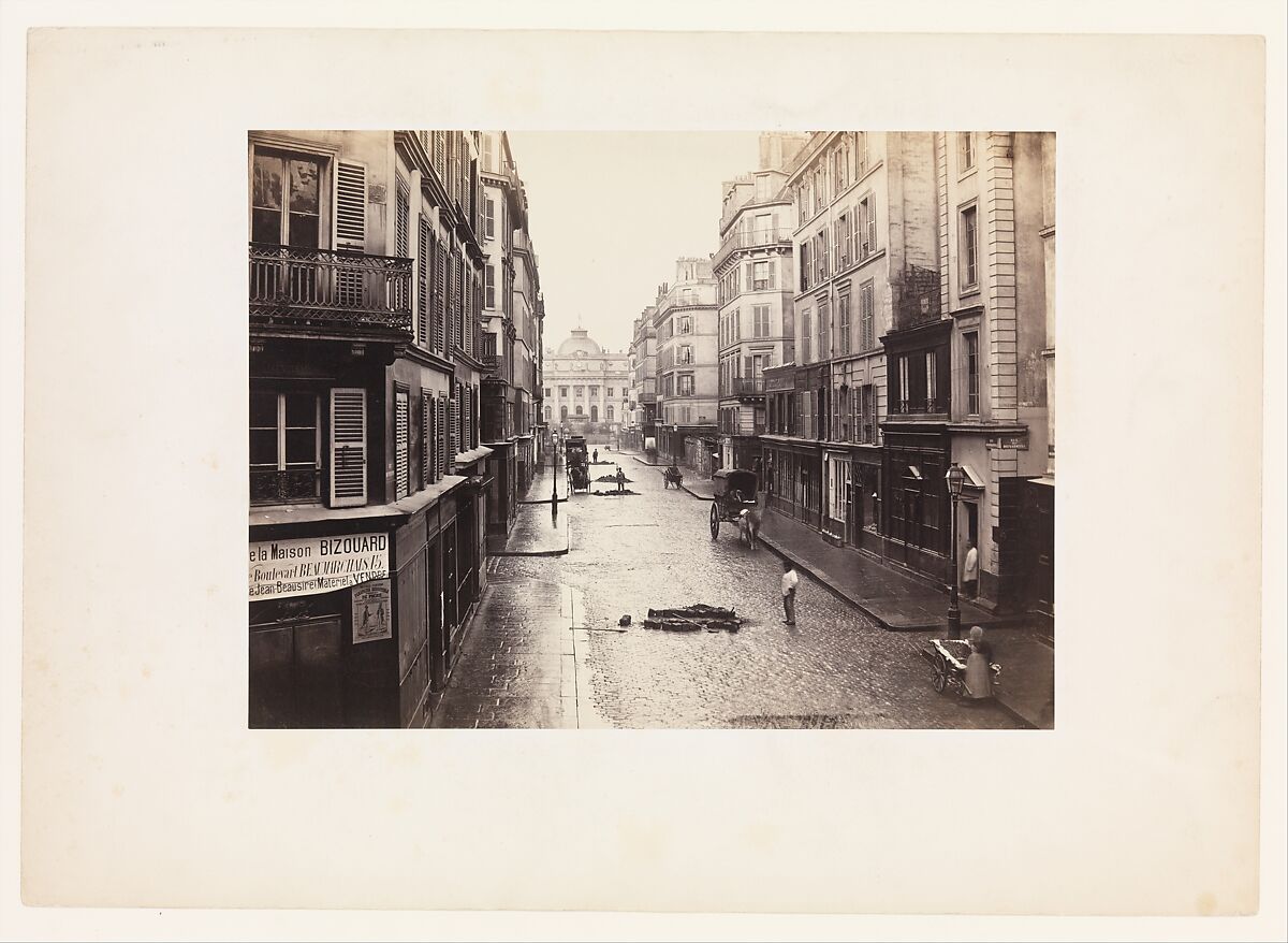 [Rue de Constantine], Charles Marville (French, Paris 1813–1879 Paris), Albumen silver print from glass negative