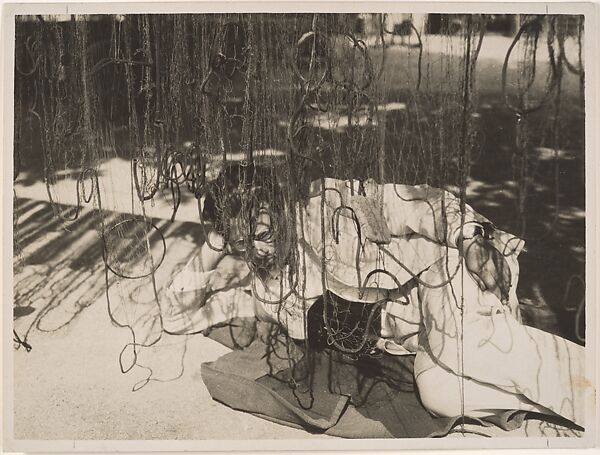 Fischernetze auf Isola Bella, László Moholy-Nagy (American (born Hungary), Borsod 1895–1946 Chicago, Illinois), Gelatin silver print 