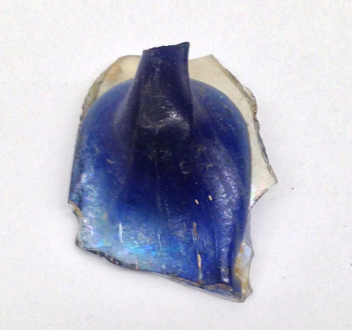 Lamp Fragment, Glass, Syrian or Crusader