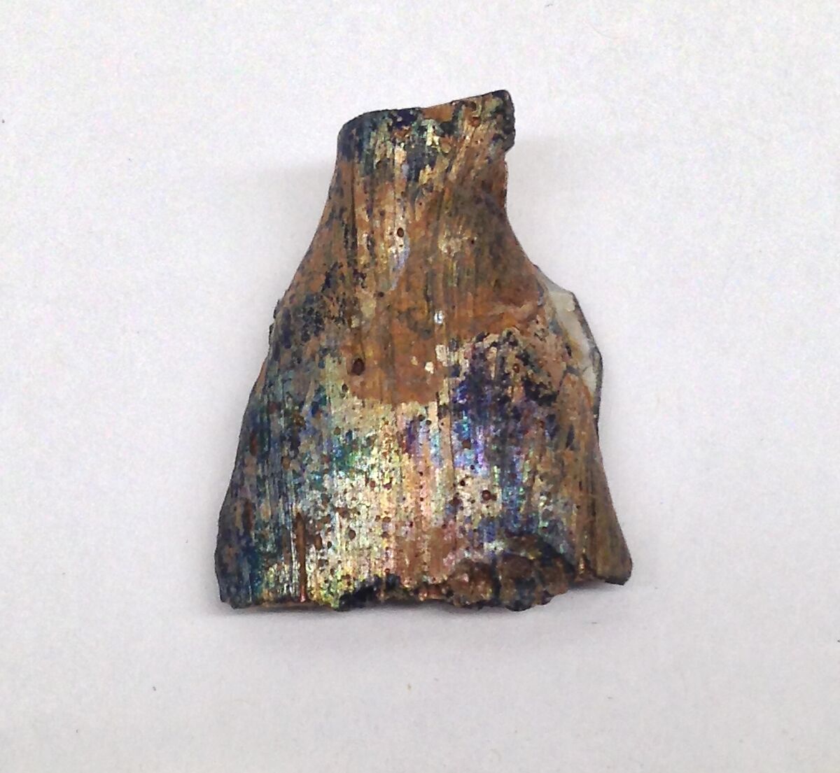 Lamp Fragment, Glass, Syrian or Crusader