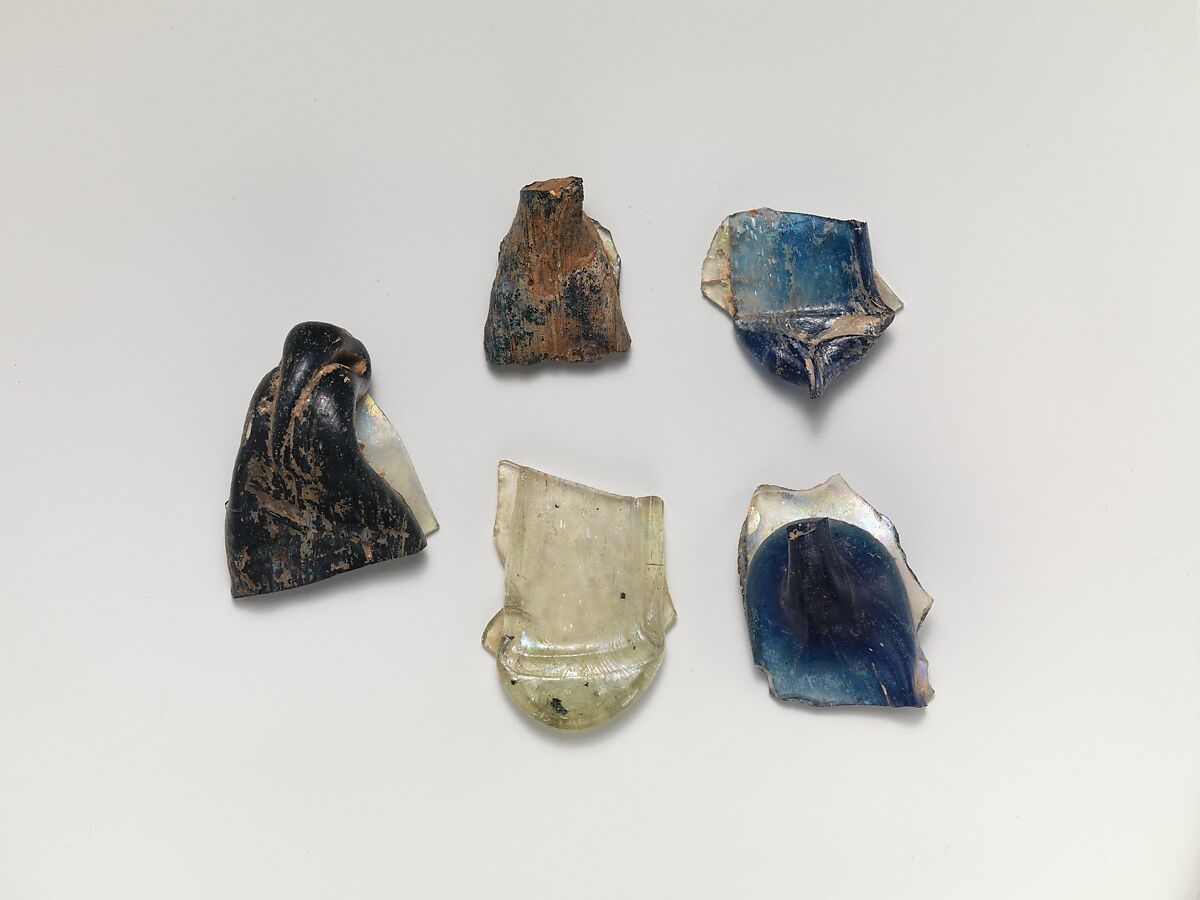 Lamp Fragment, Glass, Syrian or Crusader