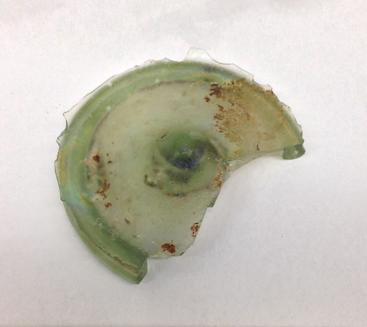 Fragment of a bottle, Glass, Syrian 