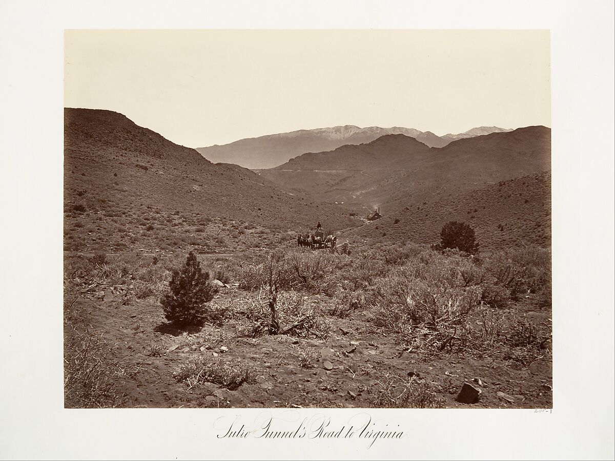 Carleton E. Watkins | Sutro Tunnel's Road to Virginia City | The ...