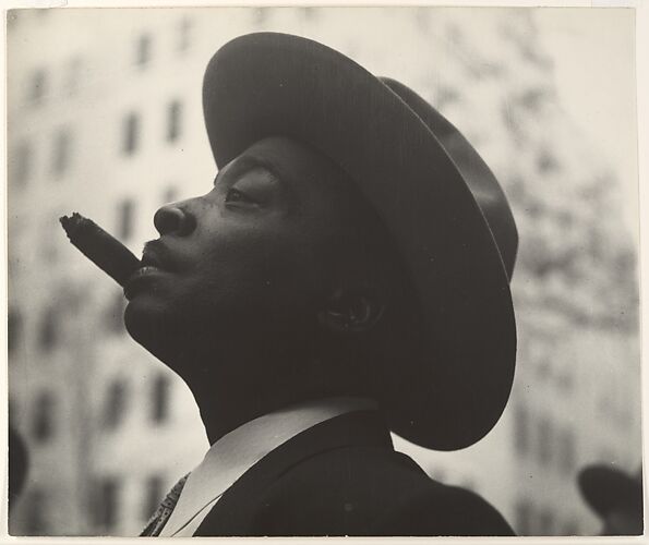 [Head of Man with Hat and Cigar]