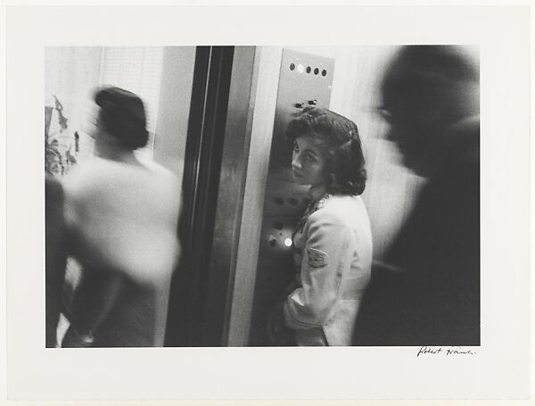 Elevator, Miami Beach, Robert Frank (American (born Switzerland), Zurich 1924–2019 Inverness, Nova Scotia), Gelatin silver print 