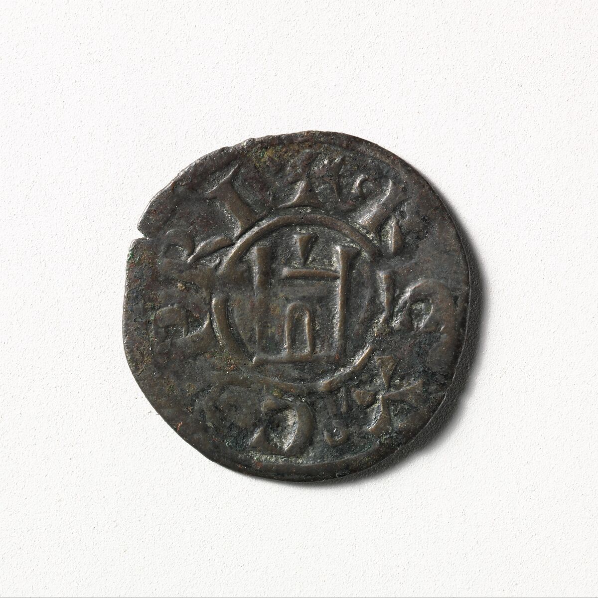 Coin (Denier) of Henry I of Cyprus (1218–1253), Silver, Cypriote