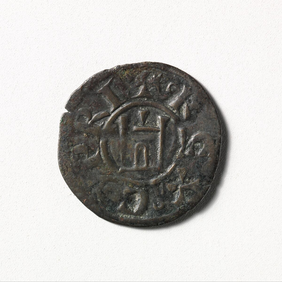 Coin (Denier) of Henry I of Cyprus (1218–1253), Silver, Cypriote 