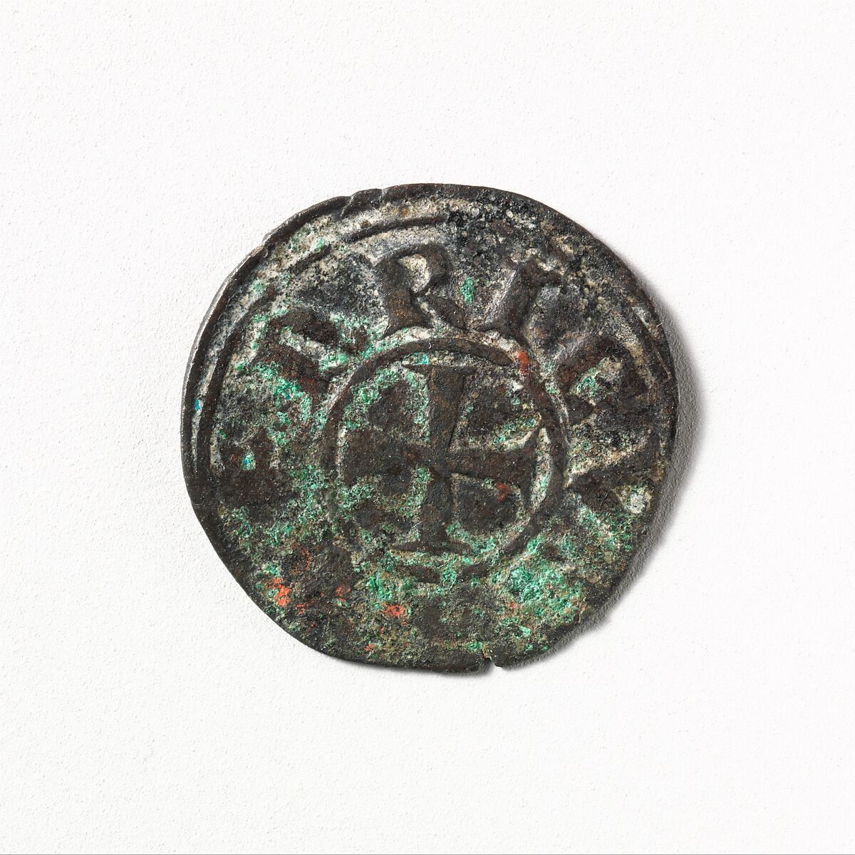 Coin (Denier) of Henry I of Cyprus (1218–1253), Silver, Cypriote