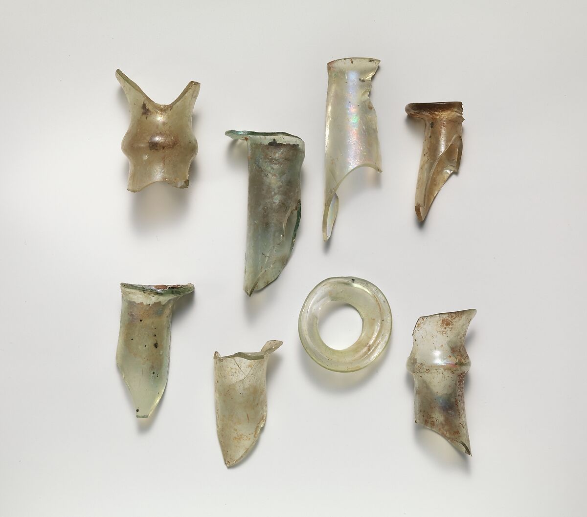 Fragments, Glass, ceramic, European and Middle Eastern 