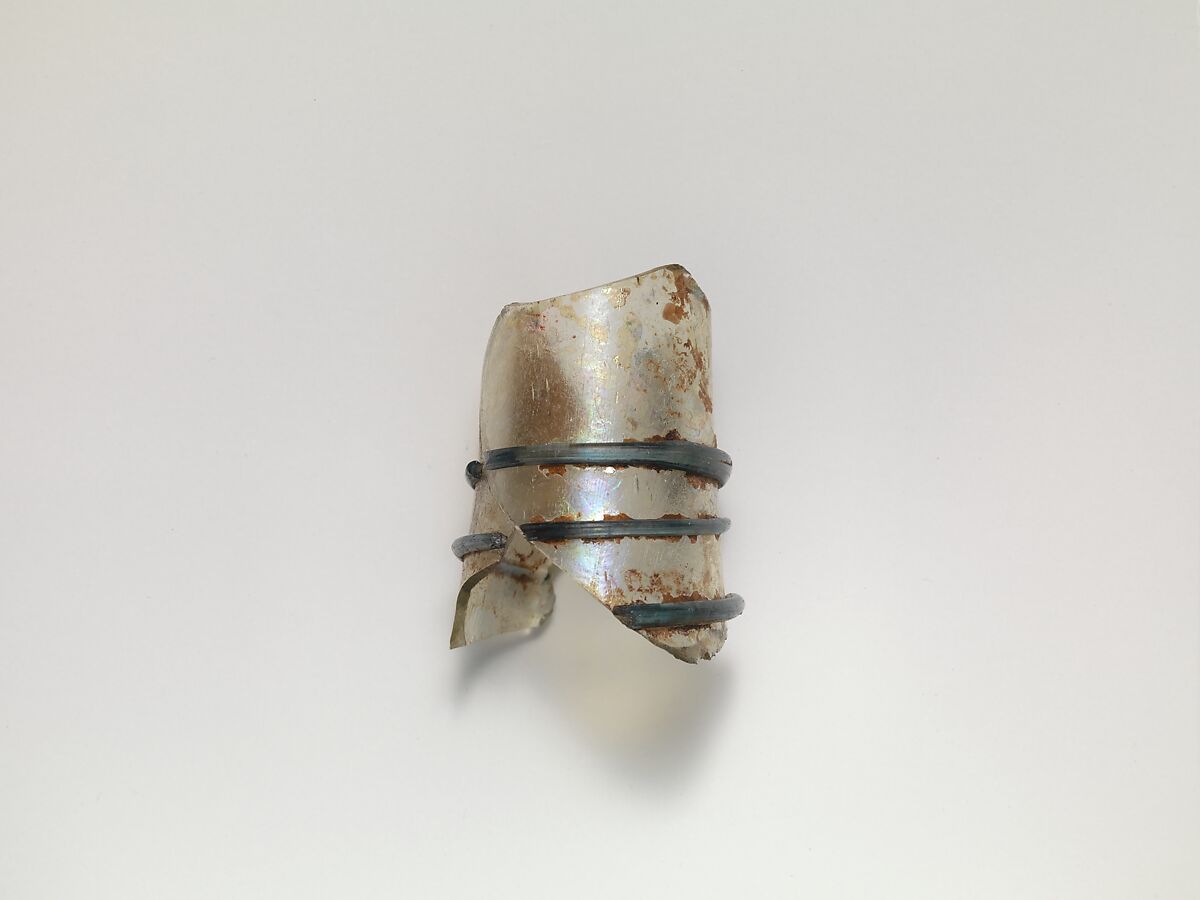 Fragments, Glass, ceramic, European or Middle Eastern