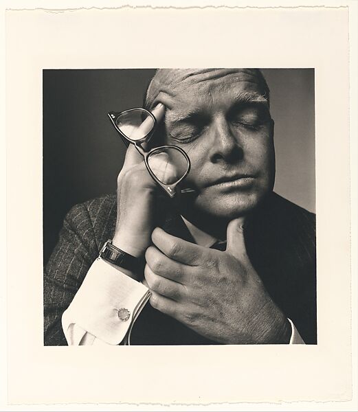 Truman Capote, New York, Irving Penn (American, Plainfield, New Jersey 1917–2009 New York), Platinum-palladium print 