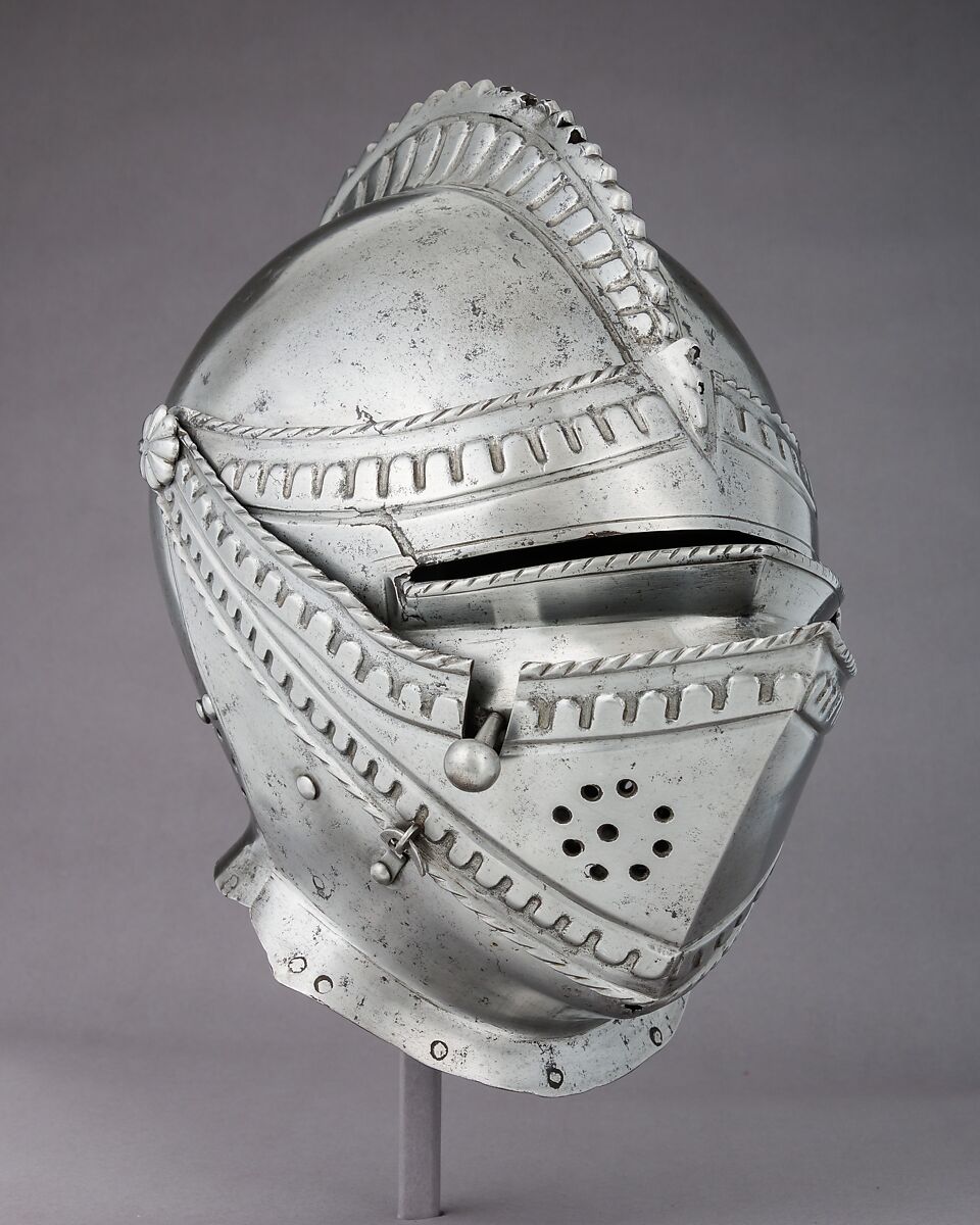 Close-Helmet for the Field, Steel, Western European