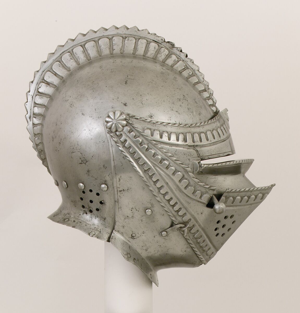 Close-Helmet for the Field, Steel, Western European 