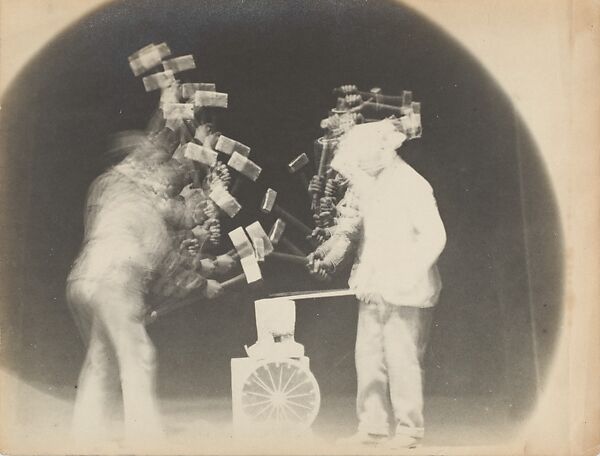 Chronophotograph, Etienne-Jules Marey (French, 1830–1904), Gelatin silver print from glass negative 