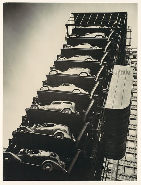 Elevator Garage, Chicago, John Gutmann  American, born Germany, Gelatin silver print