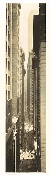 Exchange Place, Berenice Abbott  American, Gelatin silver print