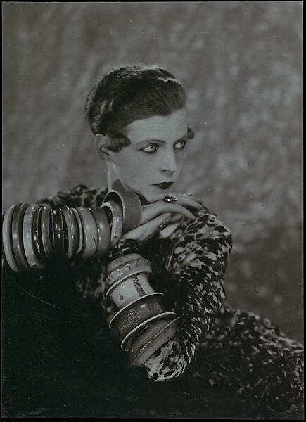 Nancy Cunard, Man Ray (American, Philadelphia, Pennsylvania 1890–1976 Paris), Gelatin silver print 