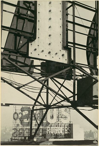 [Signs, New York City], Walker Evans (American, St. Louis, Missouri 1903–1975 New Haven, Connecticut), Gelatin silver print 