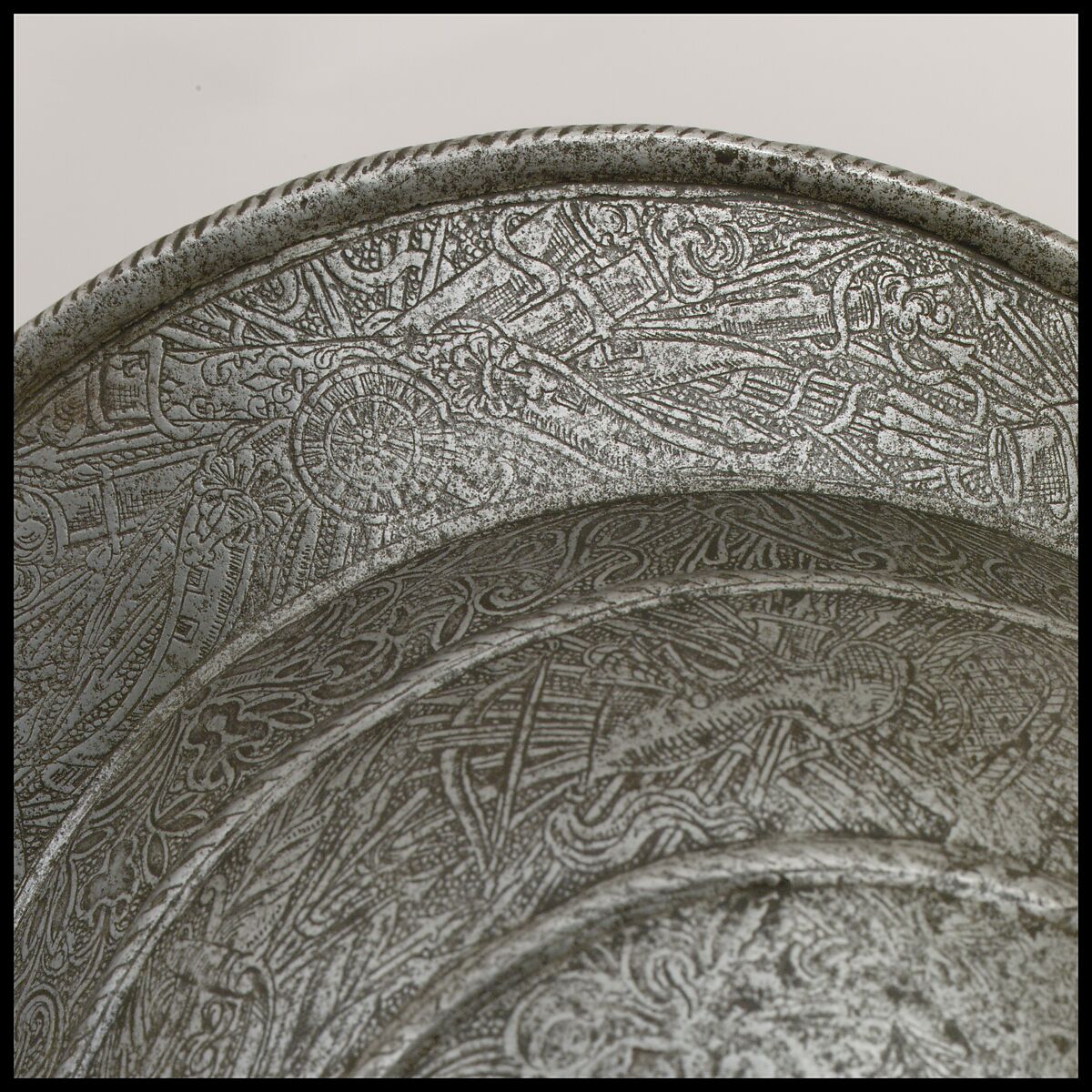 Close Helmet for the Field, Steel, gold, leather, French