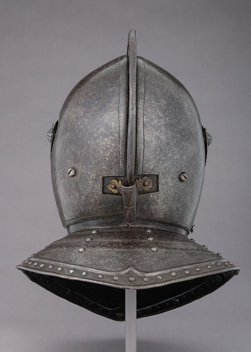 Close-Helmet for the Field, Steel, gold, French