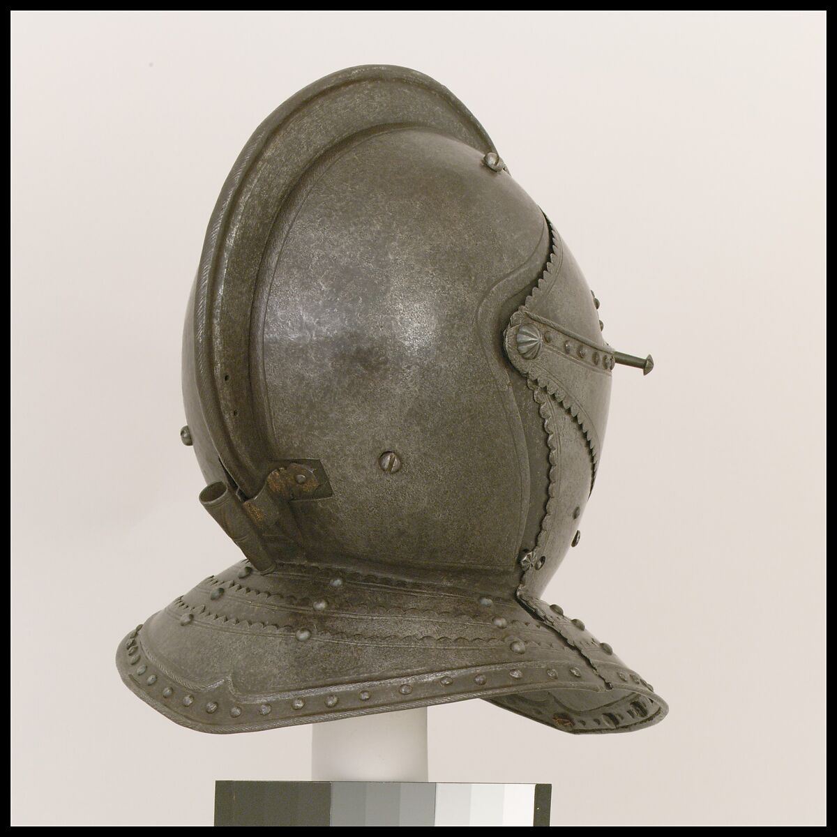 Close-Helmet for the Field, Steel, gold, French