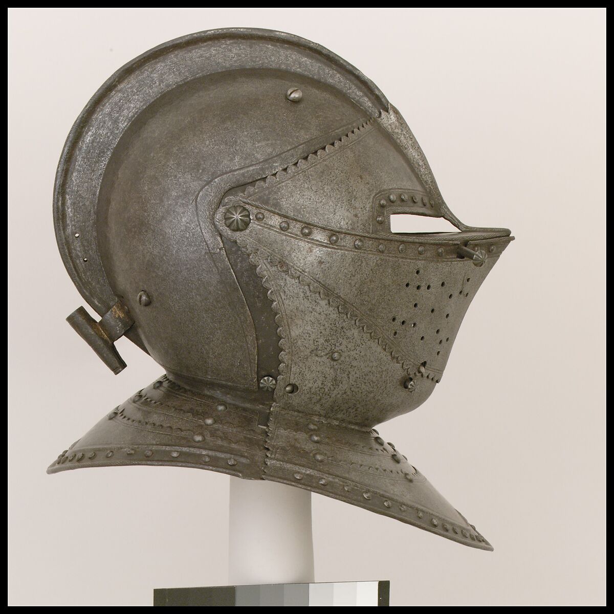 Close-Helmet for the Field, Steel, gold, French