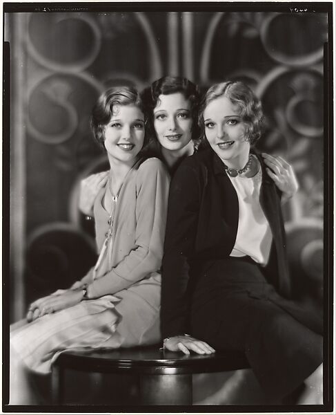 Loretta Young, Polly Ann Young and Sally Blane, Nickolas Muray (American (born Hungary), 1892–1965), Gelatin silver print 