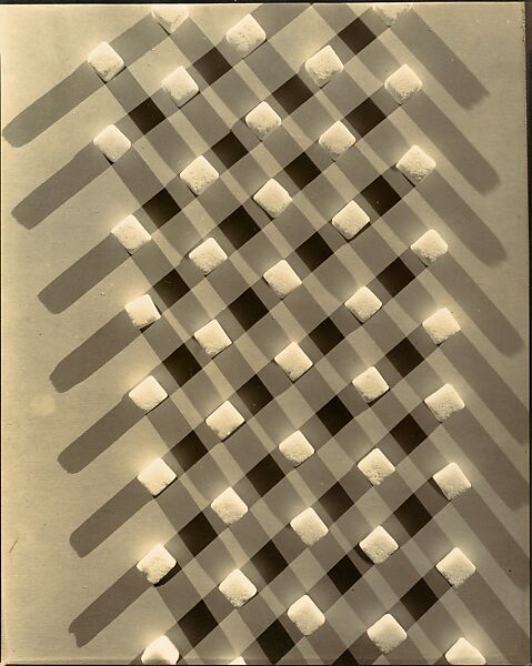 ["Sugar Lumps" Pattern Design for Stehli Silks], Edward J. Steichen (American (born Luxembourg), Bivange 1879–1973 West Redding, Connecticut), Gelatin silver print 